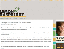 Tablet Screenshot of lemonandraspberry.com